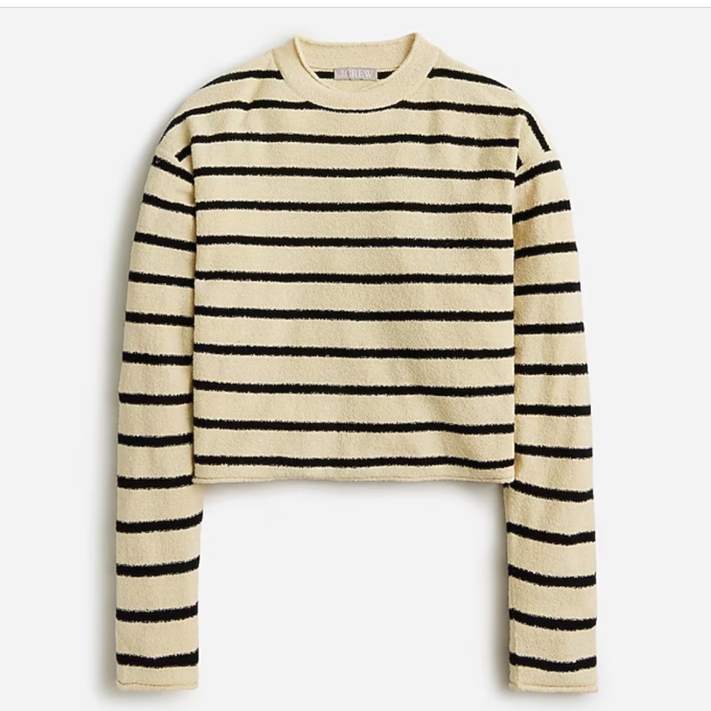 J.Crew Cropped Boucle Rollneck Sweater XS